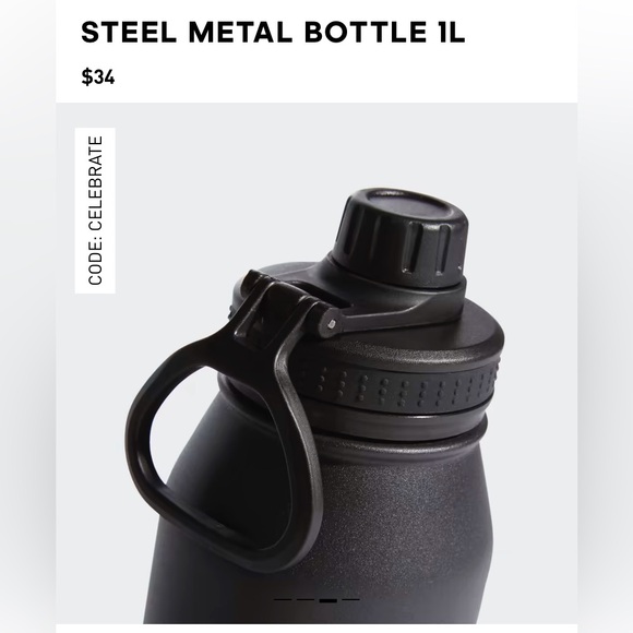 Adidas stainless steel - 1 L - like new!! - Picture 10 of 10